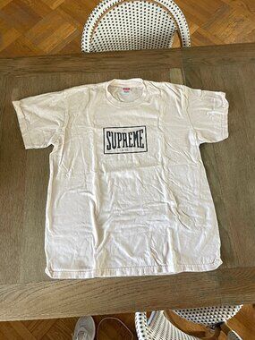 Supreme Warm Up Tee, Pale Pink, Size M